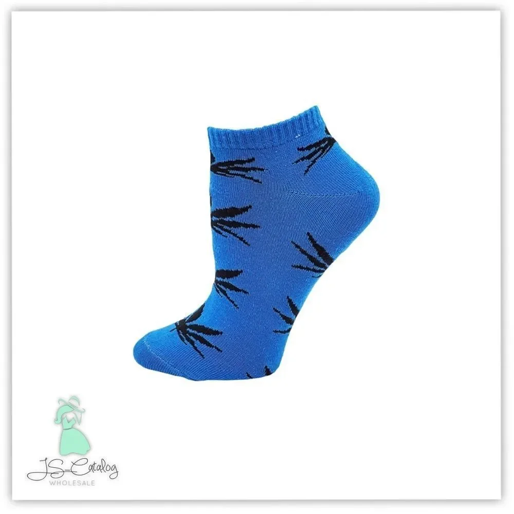 🌳 2 FOR 💲15 🌳 Weed Leaf Print Ankle Socks